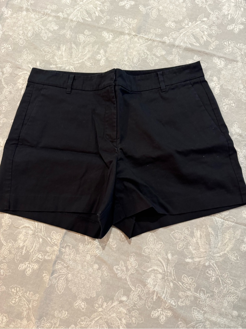 Ann Taylor Black Tailored Bermuda Shorts